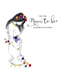For the Mum to Be, Congratulations Card