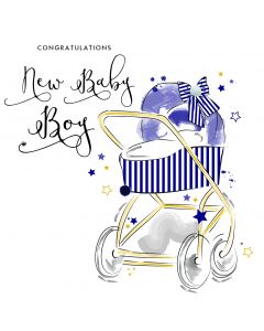Congratulations New Baby Boy Card