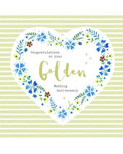 Congratulations on your Golden Wedding Anniversary Card