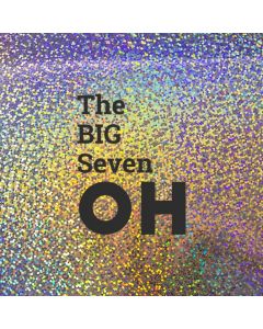 The BIG Seven OH - Holographic 70th Birthday Card