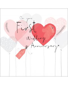 On your First Wedding Anniversary
