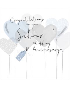 Congratulations on your Silver Wedding Anniversary