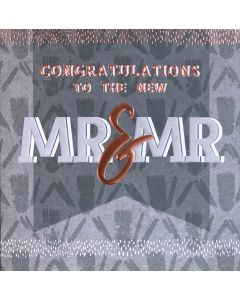 Congratulations to the new Mr & Mr